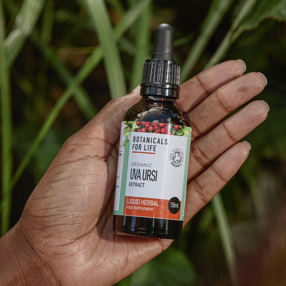 Botanicals For Life luomulaatuinen sianpuolukkauute virtsarakon ja virtsateiden hyvinvoinnille. Korkealaatuinen alkoholiton uute.