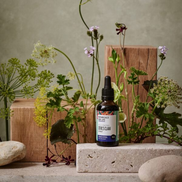 Botanicals For Life pirunkourauute on valmistettu on valmistettu huolella ja eettisesti villinä kerätystä harpagojuuresta. Tukee nivelten hyvinvointia.