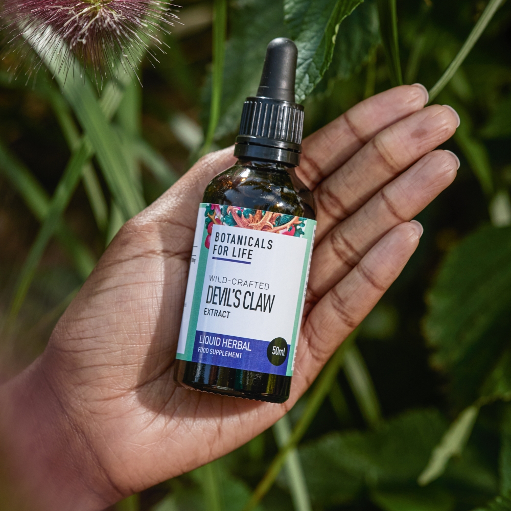 Botanicals For Life pirunkourauute on valmistettu on valmistettu huolella ja eettisesti villinä kerätystä harpagojuuresta. Tukee nivelten hyvinvointia.