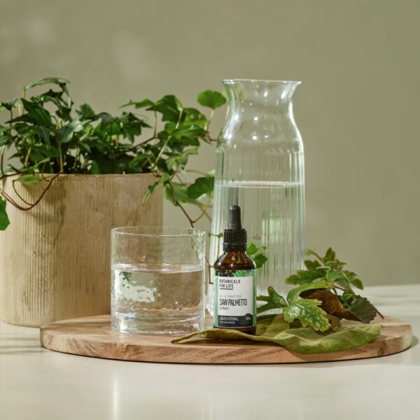 Botanicals For Life sahapalmu-uute tukee eturauhasen terveyttä sekä virtsateiden ja miehen lisääntymiselimistön normaalia toimintaa.