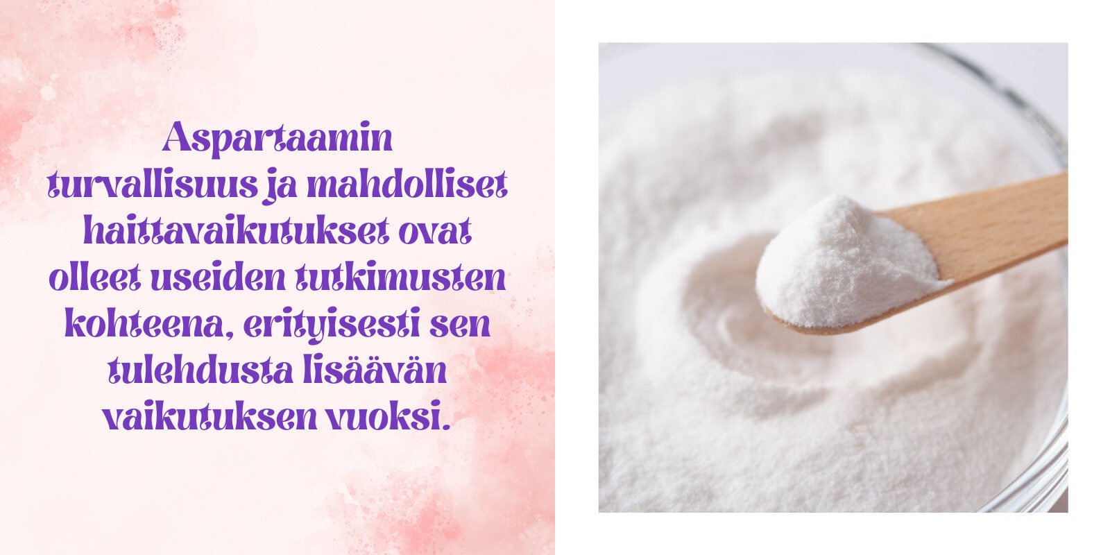 Maailman terveysjärjestö WHO:n mukaan makeutusaineena käytetty aspartaami määritellään jatkossa mahdollisesti syöpää aiheuttavaksi aineeksi.