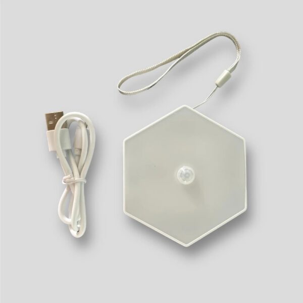 Hehku on sinivaloton kulkuvalo. Lämmin oranssi valo ei häiritse unirytmiä tai melatoniinin tuotantoa.