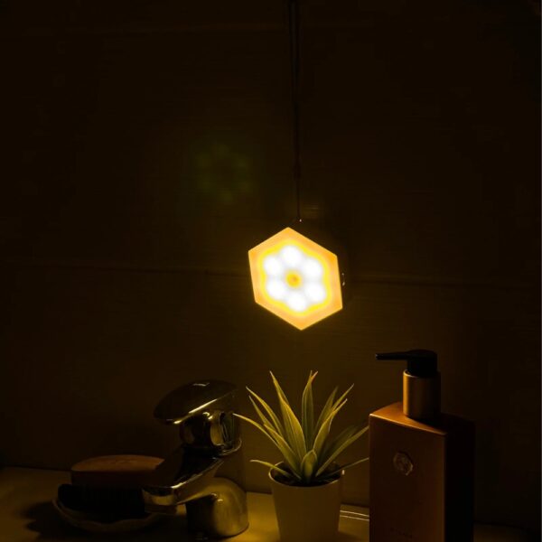 Hehku on sinivaloton kulkuvalo. Lämmin oranssi valo ei häiritse unirytmiä tai melatoniinin tuotantoa.