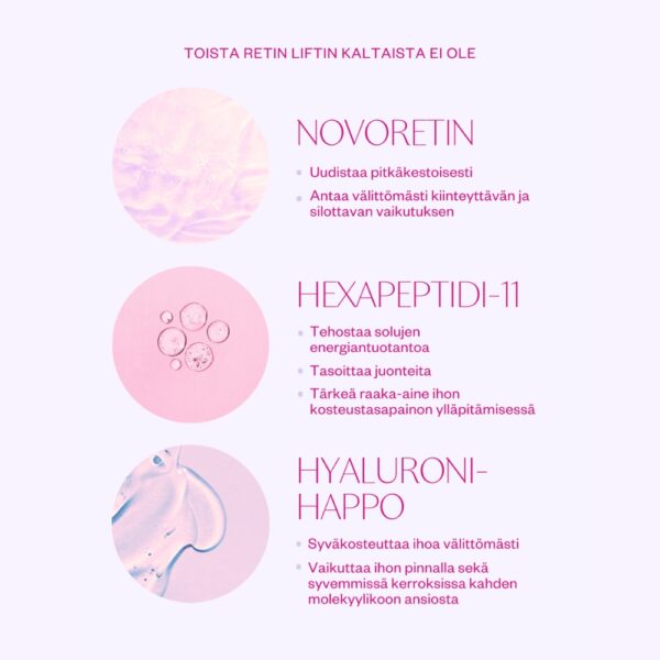 Flow Cosmeticsin Retin Lift 3-in-1 Cream on syväkosteuttava ja uudistava 3-in-1 -kasvovoide ikääntyvälle iholle. Kotimaista luonnonkosmetiikkaa.