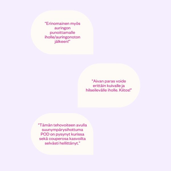 Flow Cosmetics Propolis & Probiotics Rescue Cream on täyteläinen erikoisvoide, joka rauhoittaa kuivuuden ja kiristyksen tunnetta sekä tukee ihon luonnollista suojamuuria.