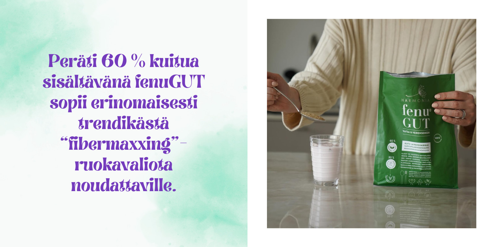 Mitä tarkoittaa fibermaxxing?