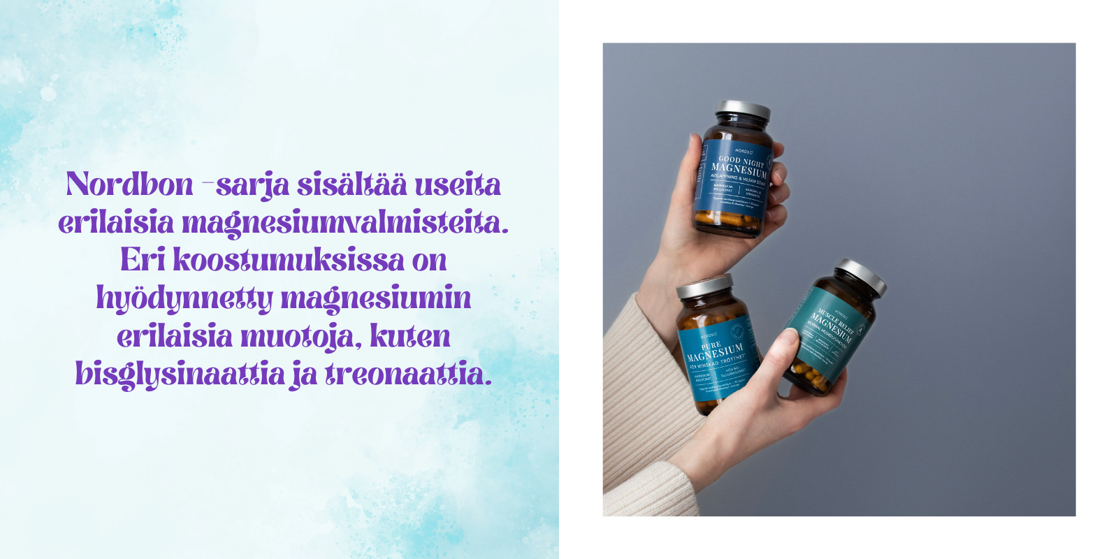 Magnesiumin eri muodot