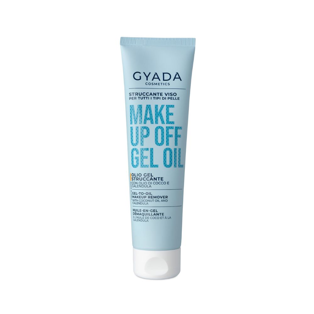 Gyada Gel-to-Oil Makeup Remover on luonnonkosmetiikan meikinpoistaja, joka muuttuu geelistä öljyksi ja poistaa tehokkaasti myös meikin.