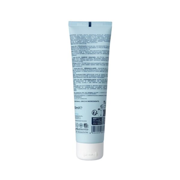Gyada Gel-to-Oil Makeup Remover on luonnonkosmetiikan meikinpoistaja, joka muuttuu geelistä öljyksi ja poistaa tehokkaasti myös meikin.