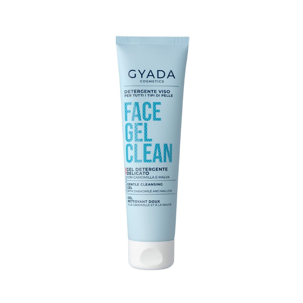 Gyada Gentle Facial Cleanser on hellävarainen luonnonkosmetiikan puhdistusgeeli, joka poistaa epäpuhtauksia ja ylimääräistä talia ihoa kuivattamatta.