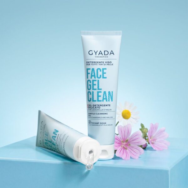 Gyada Gentle Facial Cleanser on hellävarainen luonnonkosmetiikan puhdistusgeeli, joka poistaa epäpuhtauksia ja ylimääräistä talia ihoa kuivattamatta.