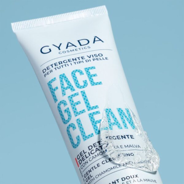 Gyada Gentle Facial Cleanser on hellävarainen luonnonkosmetiikan puhdistusgeeli, joka poistaa epäpuhtauksia ja ylimääräistä talia ihoa kuivattamatta.