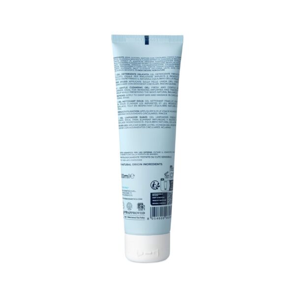 Gyada Gentle Facial Cleanser on hellävarainen luonnonkosmetiikan puhdistusgeeli, joka poistaa epäpuhtauksia ja ylimääräistä talia ihoa kuivattamatta.
