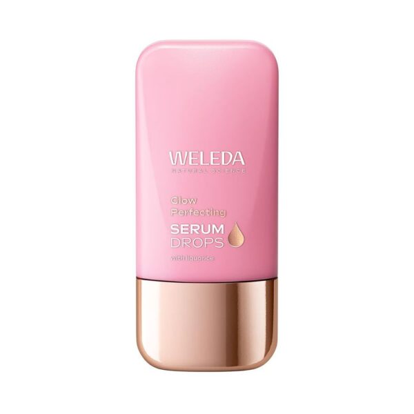Weleda Glow Perfecting Booster kasvoseerumi heleyttää ihoa ja auttaa vähentämään pigmenttiläiskien näkyvyyttä. Vegaaninen, kevyt seerumi.