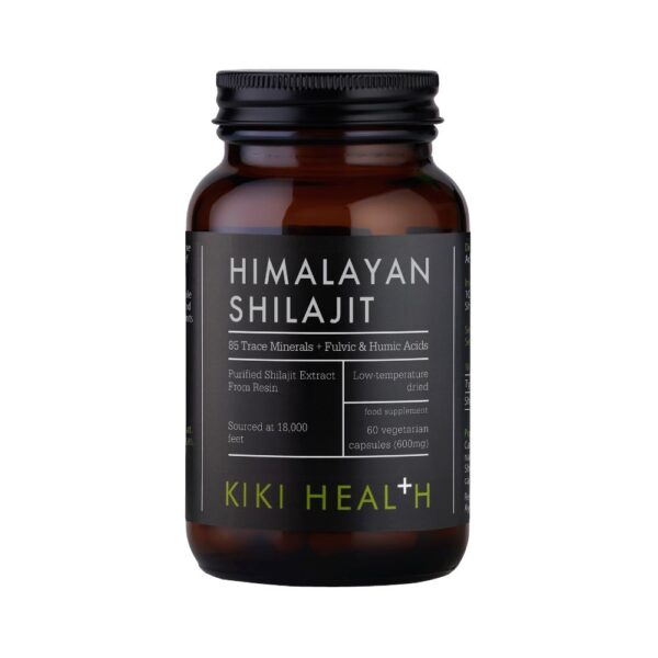 KIKI Health Himalayan Shilajit tuo perinteisen Himalajan shilajitin helppokäyttöiseen kapselimuotoon. Yksi kapseli sisältää 600 mg shilajit-uutetta.